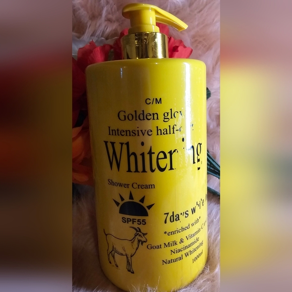 Golden Glow shower gel 1000ml with goat milk - Picture 1 of 3